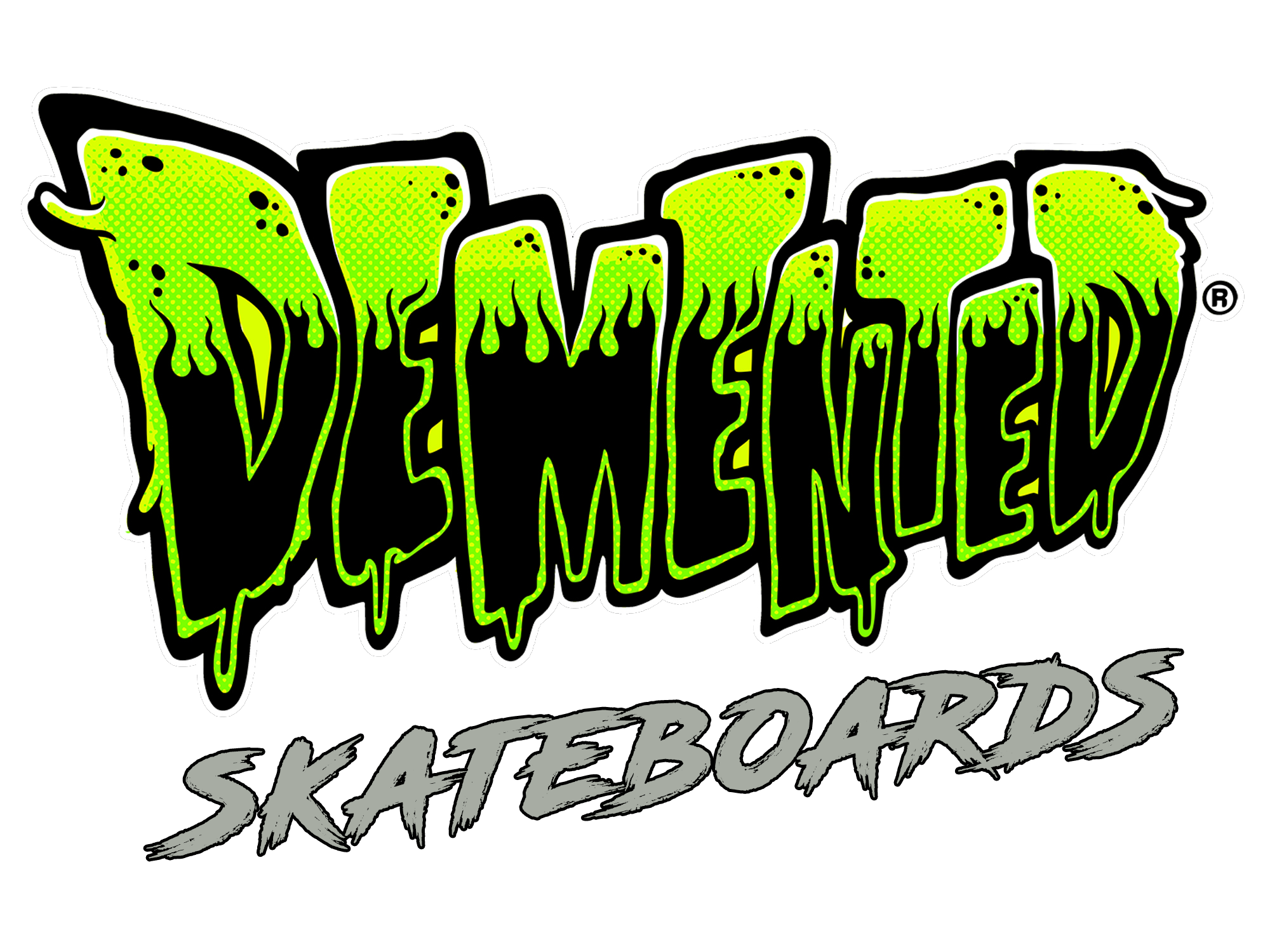 Demented Skateboards Decal